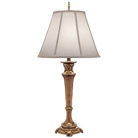Image2 of Stiffel Layna 35" Traditional Burnished Brass Table Lamp