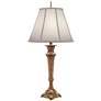 Stiffel Layna 35" Traditional Burnished Brass Table Lamp
