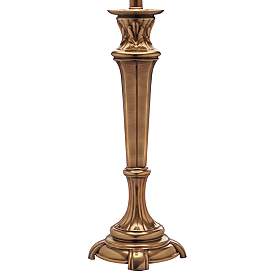 Image3 of Stiffel Layna 35" Traditional Burnished Brass Table Lamp more views