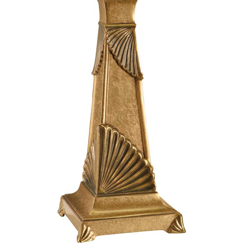 Image 3 Stiffel Le Roux 30" Traditional Metal French Gold Table Lamp more views