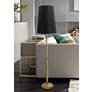 1_Stiffel Lexington 66" High Modern Black and Brass Floor Lamp