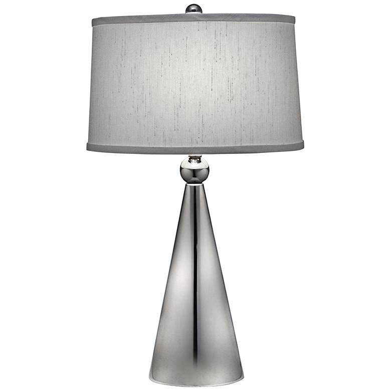 Image 1 Stiffel Lighting 27" Polished Nickel Modern Table Lamp