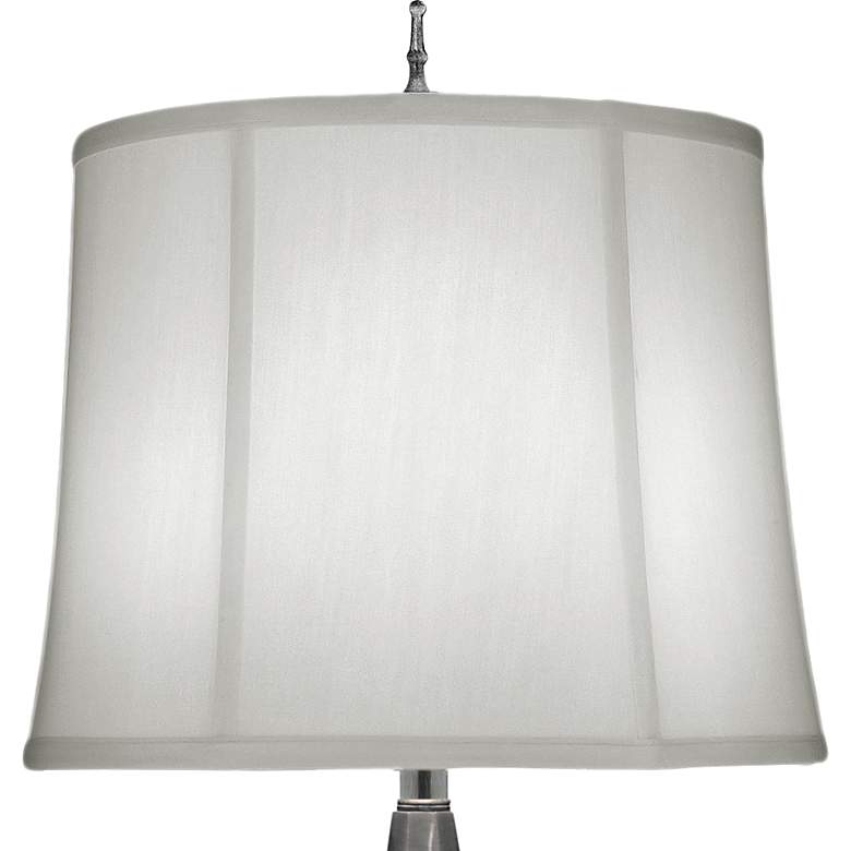 Image 2 Stiffel Lorene 33" Traditional Antique Nickel Metal Table Lamp more views