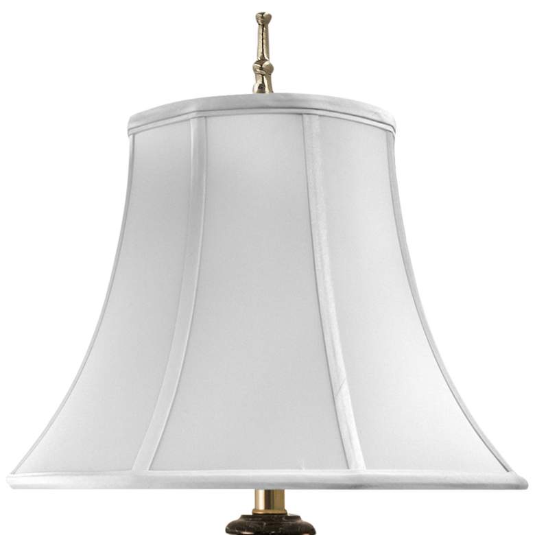 Image 3 Stiffel Malin 31" Brass and Black Marble Traditional Table Lamp more views