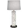 2_Stiffel Marlin 29" High Powder-Coated Silver Zinc Table Lamp