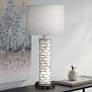 1_Stiffel Marlin 29" High Powder-Coated Silver Zinc Table Lamp