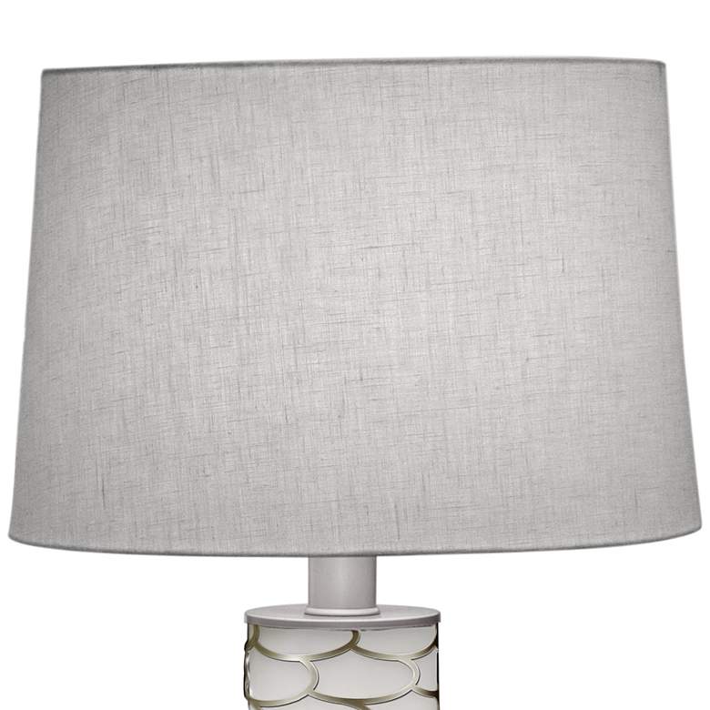 Image 3 Stiffel Marlin 29" High Powder-Coated Silver Zinc Table Lamp more views