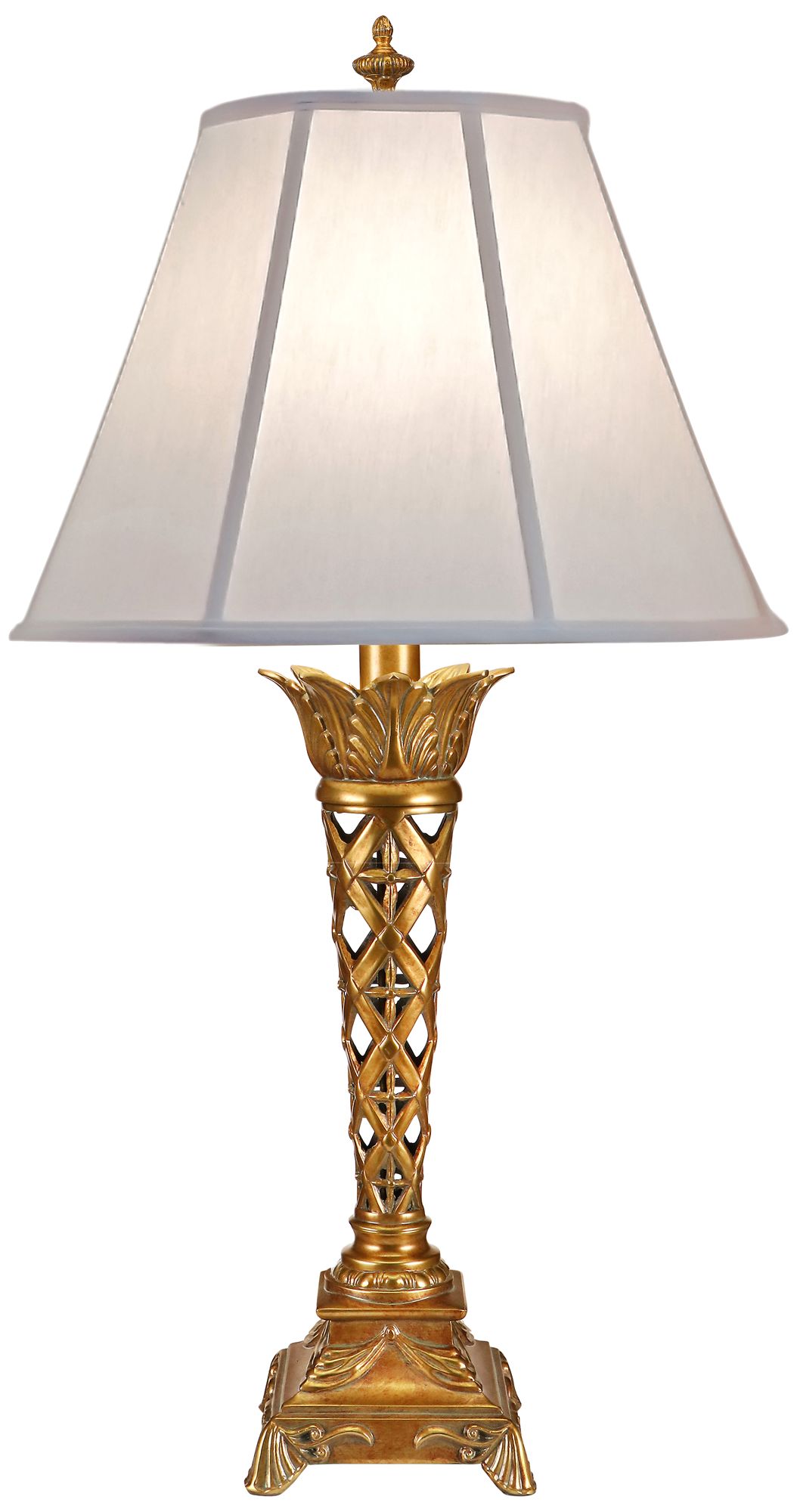 french gold table lamps