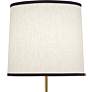 2_Stiffel Medio 63" High Matte Black and Polished Gold Metal Floor Lamp more views