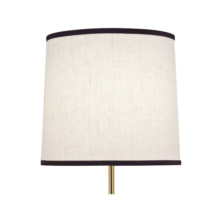 Image 2 Stiffel Medio Matte Black and Polished Gold Metal Floor Lamp more views