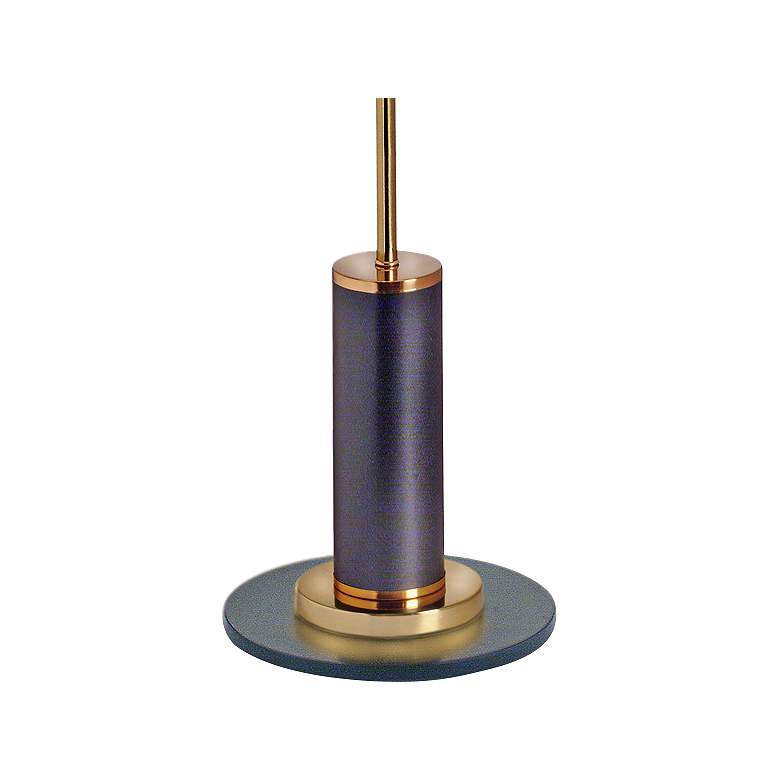 Image 3 Stiffel Medio Matte Black and Polished Gold Metal Floor Lamp more views