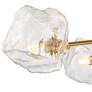 Watch A Video About the Stiffel Melvan Golden Bronze Ice Glass 12 Light Pendant