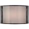 Stiffel Metal and Linen Double Drum Lamp Shade 16x16x10 (Spider)