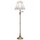 Stiffel Milano 67" Traditional Silver Swing Arm Floor Lamp
