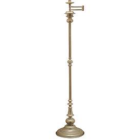 Image4 of Stiffel Milano 67" Traditional Silver Swing Arm Floor Lamp more views