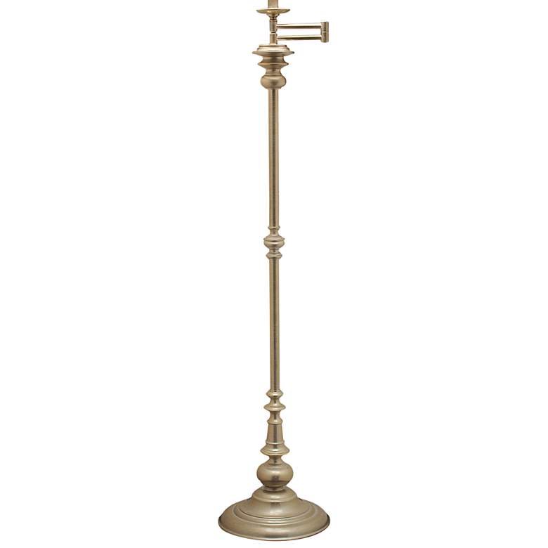 Image 4 Stiffel Milano 67" Traditional Silver Swing Arm Floor Lamp more views