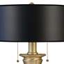 Stiffel Mirna Oculux 26" High Black Opaque Shade Bronze Table Lamp