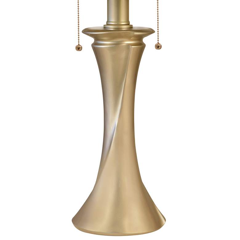 Image 4 Stiffel Mirna Oculux 26" High Black Opaque Shade Bronze Table Lamp more views