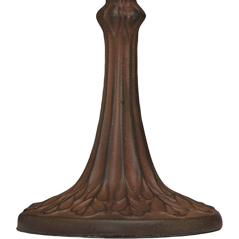 Image 3 Stiffel Mission Tree 10" Rust Brown Accent Table Lamp more views