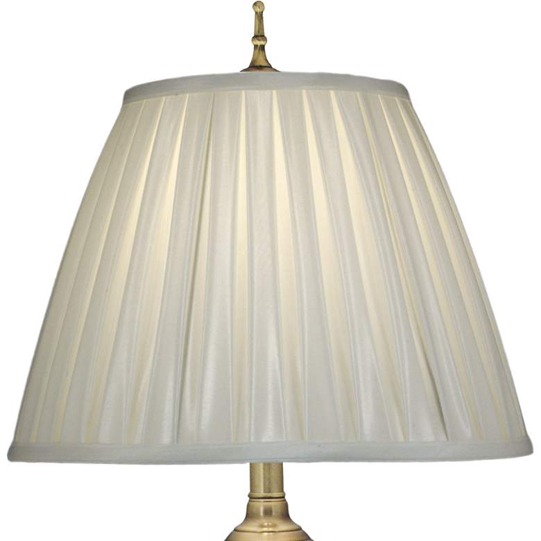Image 2 Stiffel Morgenthal 31" High Traditional Antique Brass Metal Table Lamp more views