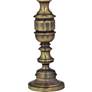 3_Stiffel Morgenthal 31" High Traditional Antique Brass Metal Table Lamp more views