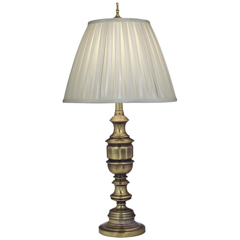 Image 1 Stiffel Morgenthal Antique Brass Metal Table Lamp