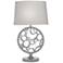 Stiffel Myron 26" High Silver Powder Coat Zinc Table Lamp