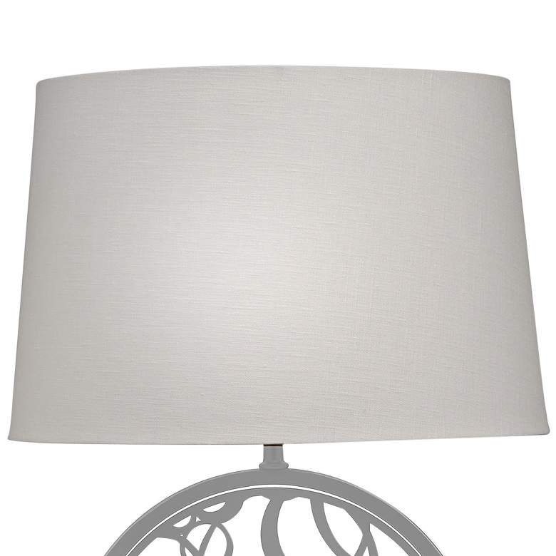 Image 3 Stiffel Myron 26" High Silver Powder Coat Zinc Table Lamp more views
