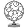 4_Stiffel Myron 26" High Silver Powder Coat Zinc Table Lamp more views