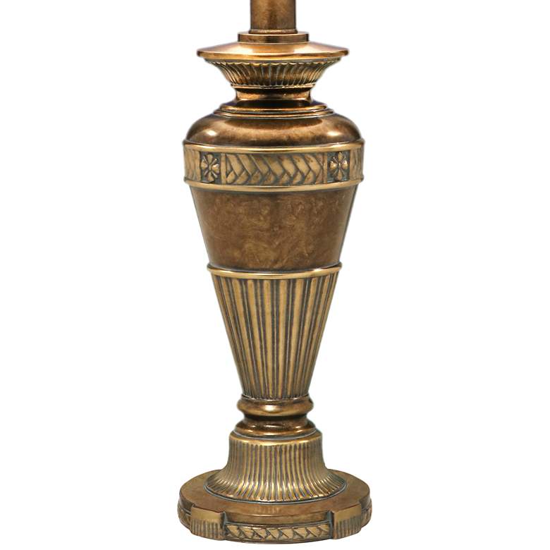 Image 3 Stiffel Natalia 32" Traditional Amber Tortoise Shell Table Lamp more views
