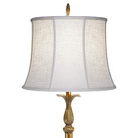 Image2 of Stiffel New Haven 60" Classic Polished Honey Brass Metal Floor Lamp more views