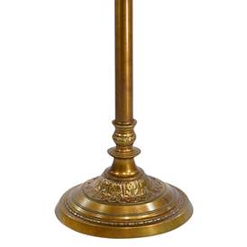 Image3 of Stiffel New Haven 60" Classic Polished Honey Brass Metal Floor Lamp more views