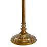 Stiffel New Haven 60" Classic Polished Honey Brass Metal Floor Lamp