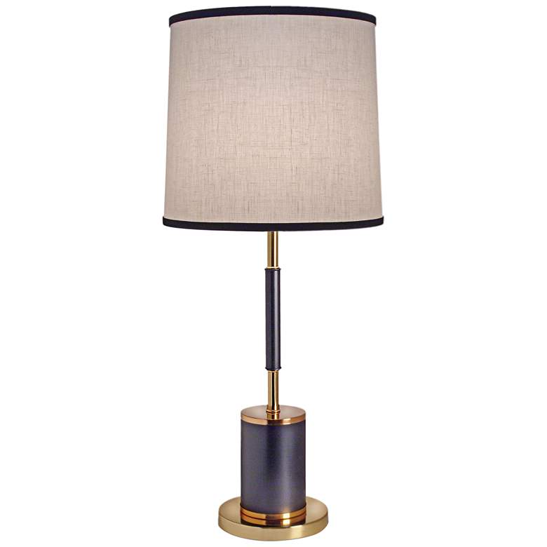 Image 1 Stiffel Niall Matte Black and Polished Gold Metal Table Lamp