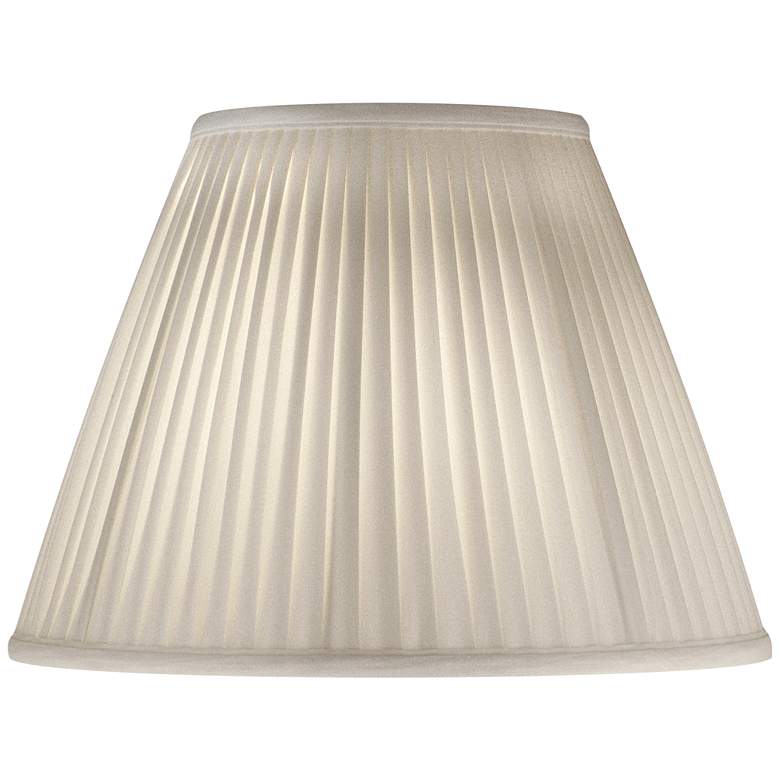 Image 1 Stiffel Off-White Camelot Empire Lamp Shade 10x20x15 (Spider)