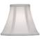 Stiffel Off-White Silk Mini Bell Lamp Shade 3x6x5