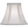 Stiffel Off-White Silk Mini Clip-on Lamp Shade 3x6x5