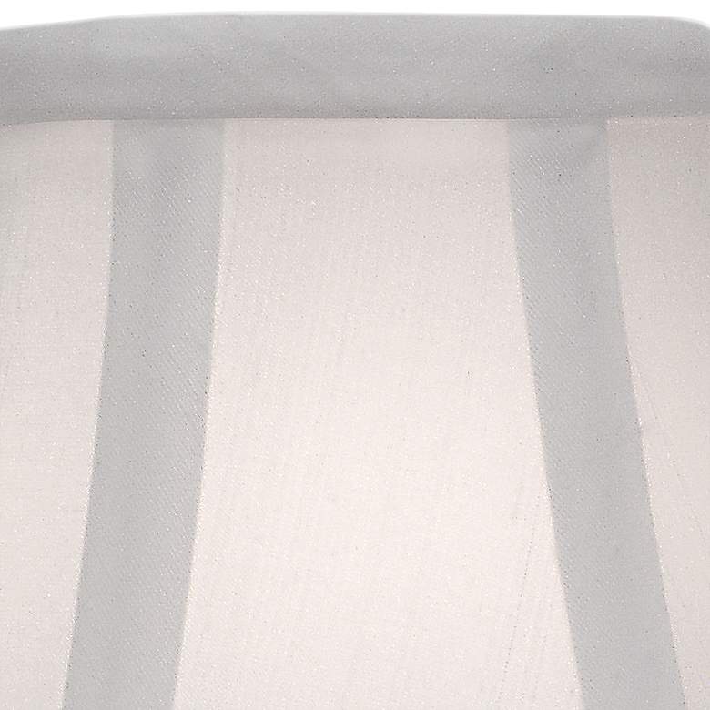 Image 2 Stiffel Off-White Silk Mini Clip-on Lamp Shade 3x6x5 more views