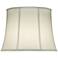 Stiffel Off-White Silk Modified Bell Shade 14x18x13 (Spider)