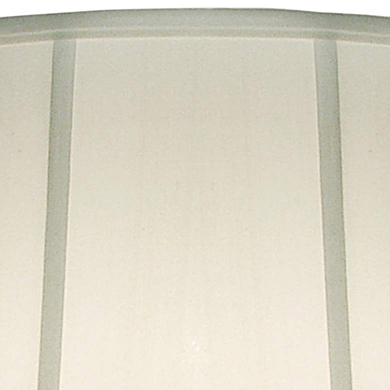 Image 2 Stiffel Off-White Silk Modified Bell Shade 14x18x13 (Spider) more views
