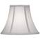 Stiffel Off-White Silk Shantung Bell Shade 5x10x8 (Spider)