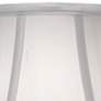 2_Stiffel Off-White Silk Shantung Bell Shade 5x10x8 (Spider) more views