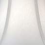 2_Stiffel Off-White Silk Shantung Bell Shade 8x16x12 (Spider) more views