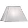 Stiffel Off-White Tapered Square Lamp Shade 9x20x13 (Spider)