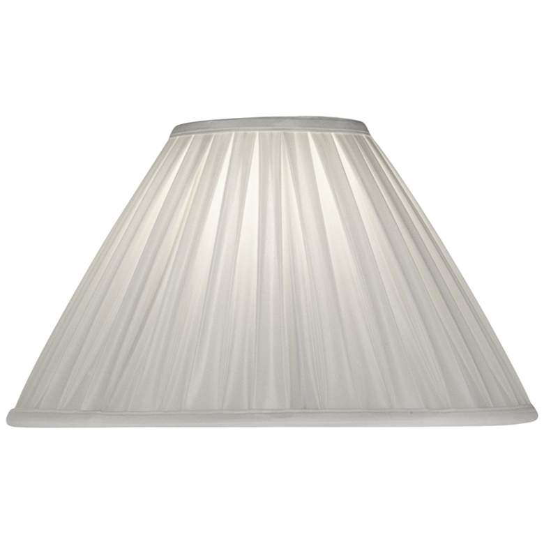 Image 1 Stiffel Oyster Box Pleat Empire Shade 6x17x11 (Spider)