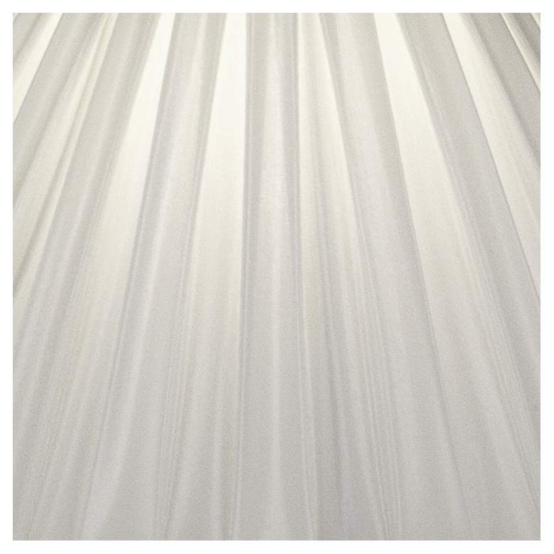 Image 2 Stiffel Oyster Box Pleat Empire Shade 6x17x11 (Spider) more views