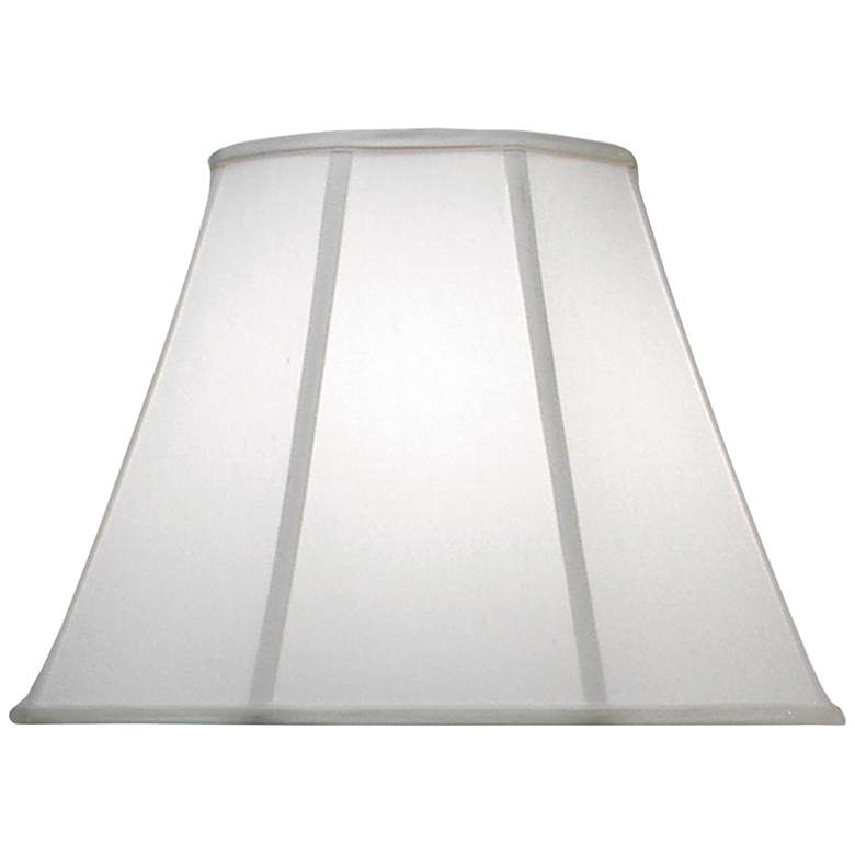 Image 1 Stiffel Oyster Silksheen Empire Lamp Shade 9x18x13 (Spider)