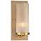 Stiffel Palais 12 1/2" High Gold and Wood Wall Sconce