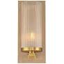 5_Stiffel Palais 12 1/2" High Gold and Wood Wall Sconce more views