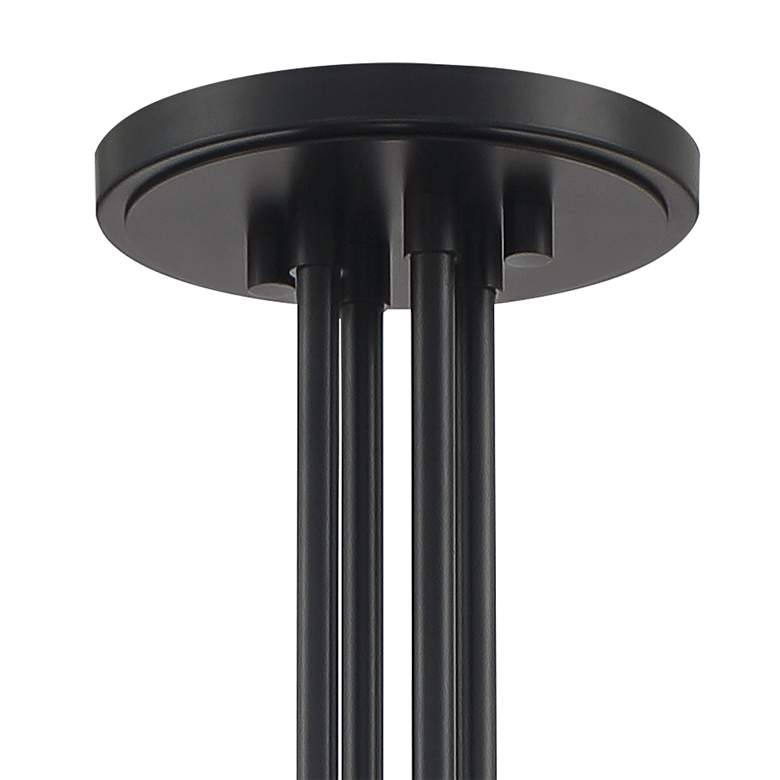 Image 6 Stiffel Palais 35 1/2" Modern Black and Brass 16-Light Ring Chandelier more views